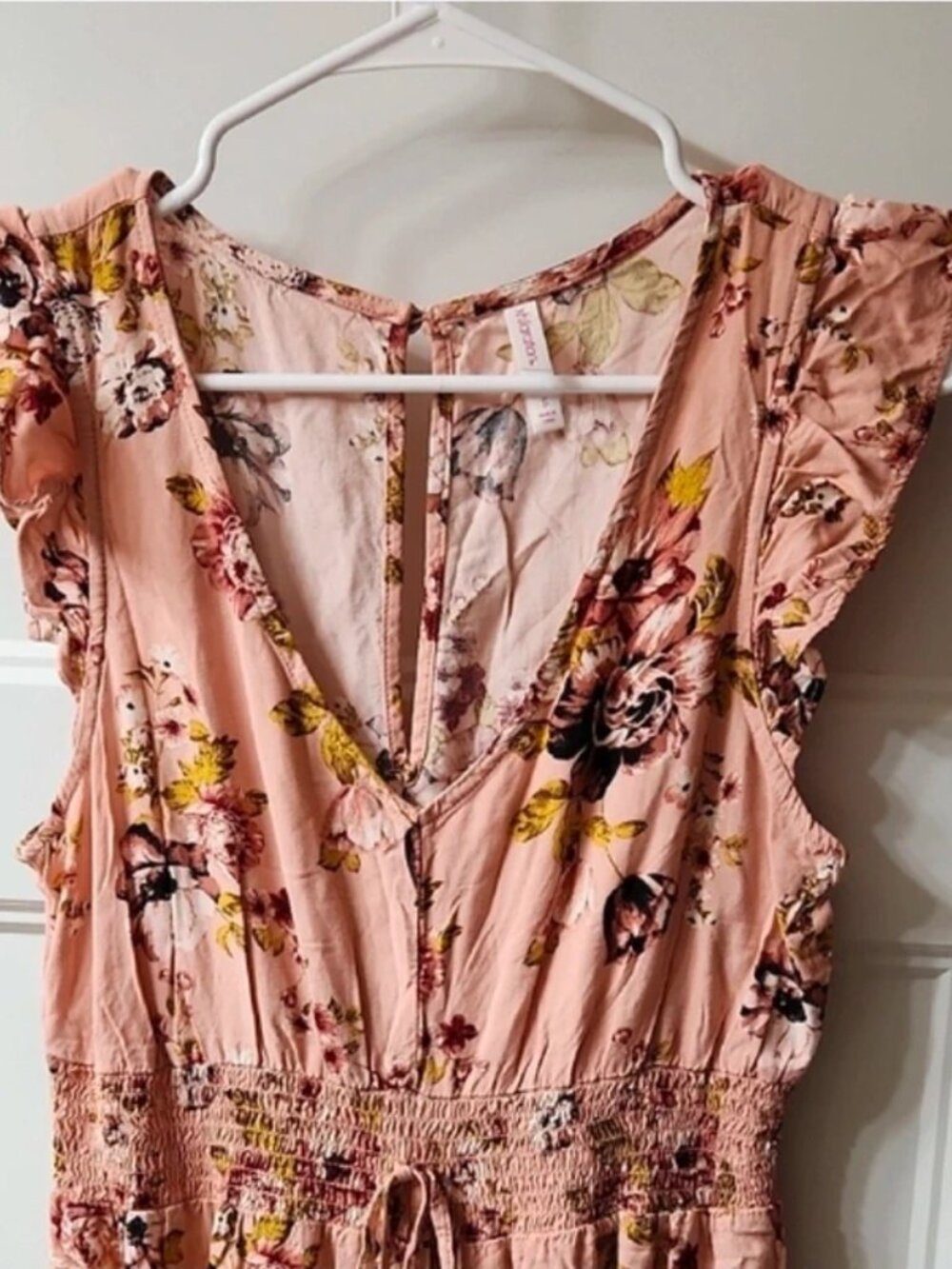 Xhilaration Floral Pink Jumpsuit - Picture 2 of 5